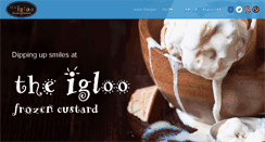 Desktop Screenshot of igloofrozencustard.com